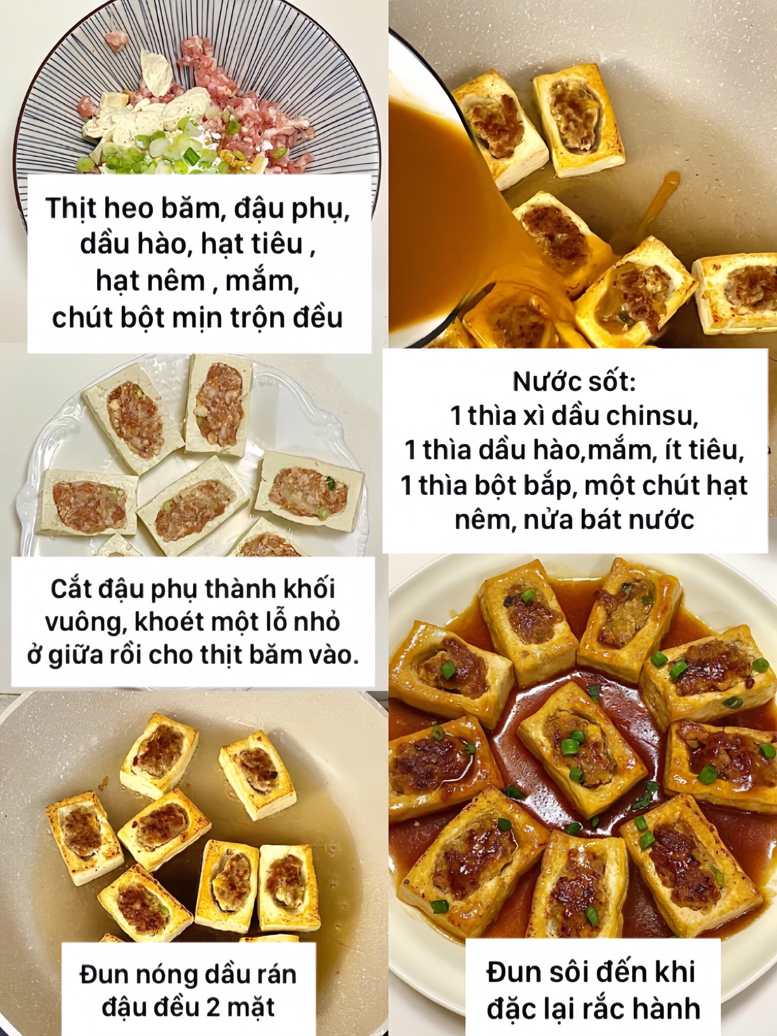 Đậu hũ ngon lành, hương vị đậm đà, phong cách chế biến đa dạng.