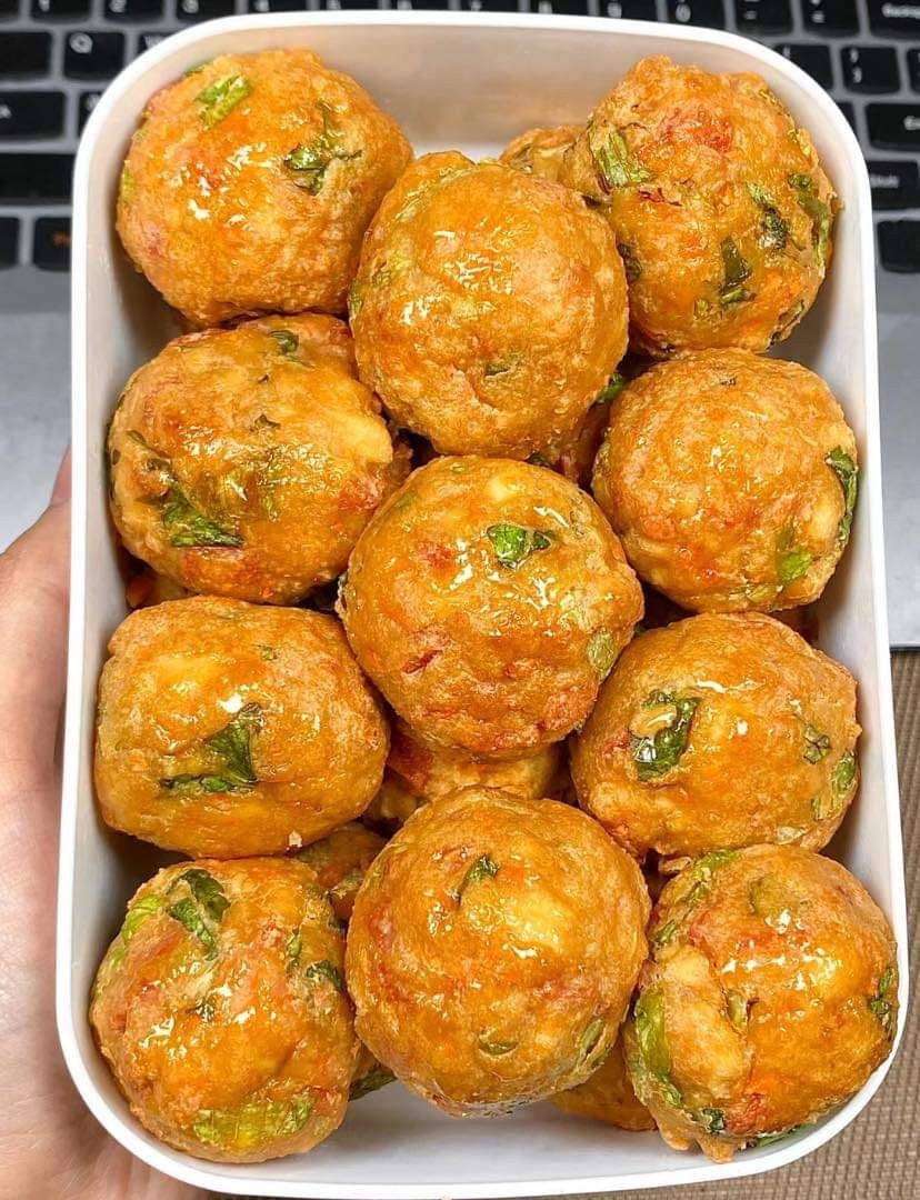 Đậu hũ takoyaki cho bữa trưa nè 🤤