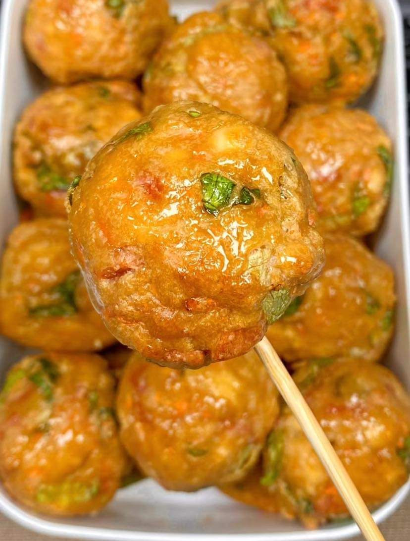 Đậu hũ takoyaki cho bữa trưa nè 🤤
