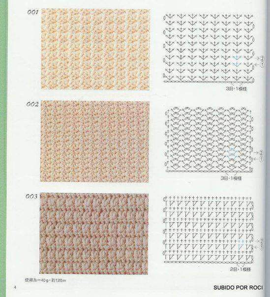 Delicate Pink Crochet Stitch Pattern with Detailed Measurements
