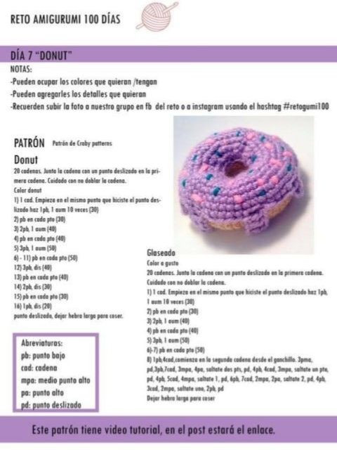 Desafío amigurumi: Día 39 - Patrón de palta en crochet