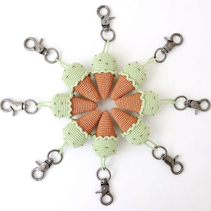 دستور بافت رایگان آویز بستنی