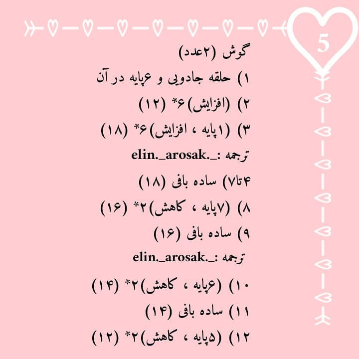 دستور بافت رایگان خرگوش توت فرنگی