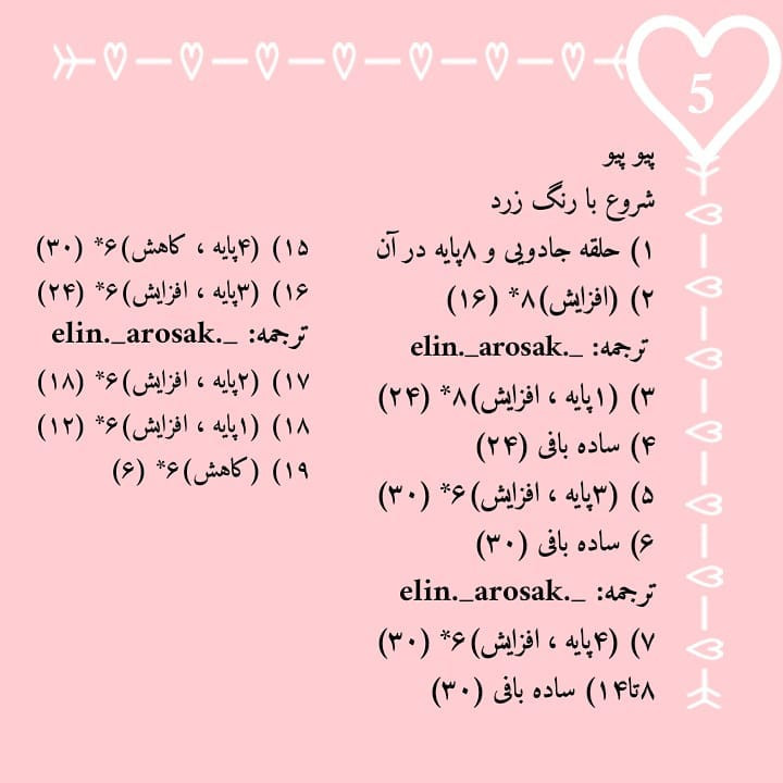 دستور بافت رایگان مولانگ و پیوپیو