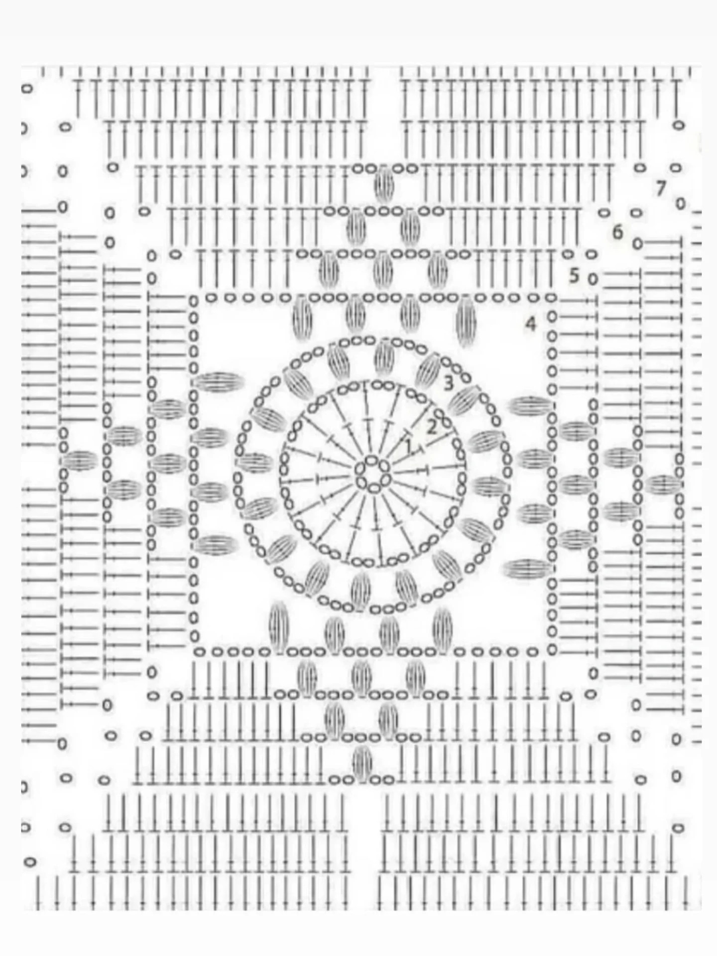 Elegant Crochet Doily Pattern with Detailed Instructions