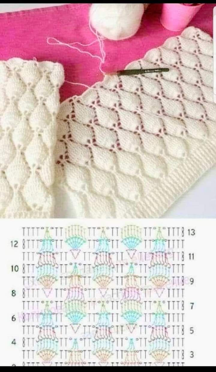 Elegant Crochet Pattern with Intricate Oval Motifs