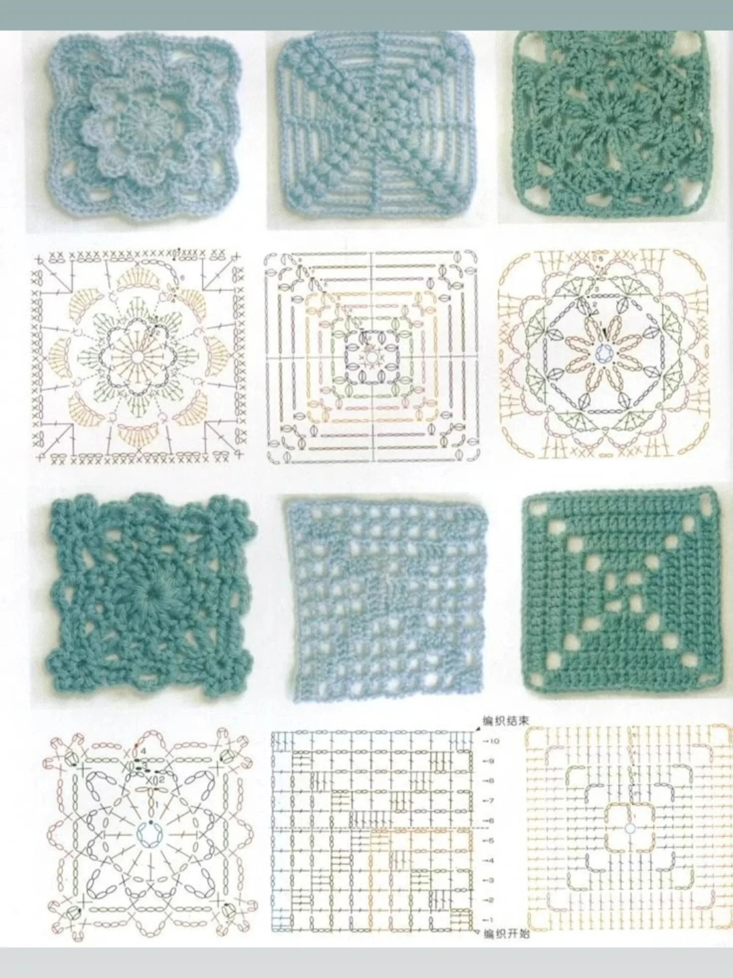 Elegant Crochet Sweater Pattern with Detailed Stitch Chart