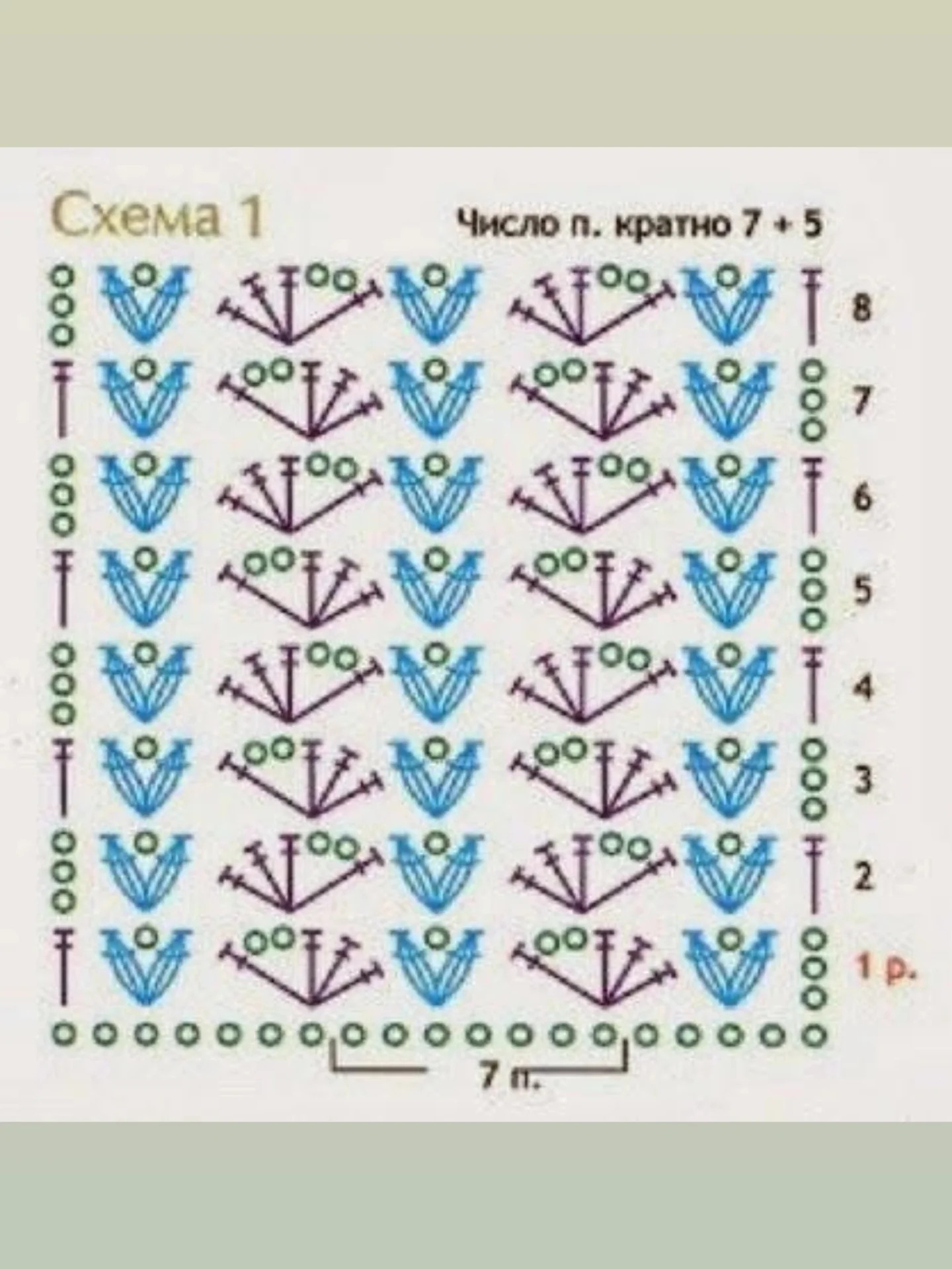 Elegant Crochet Sweater Pattern with Detailed Stitch Chart