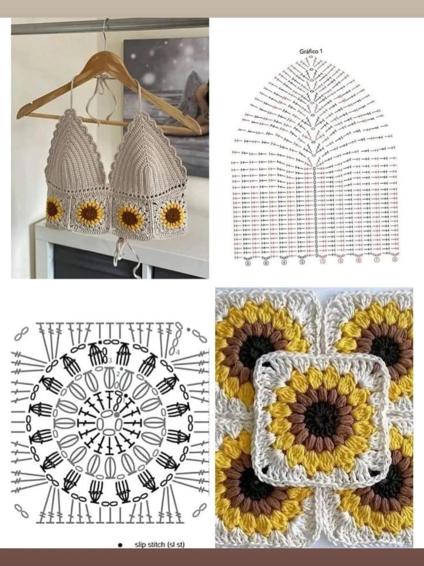 Elegant Crochet Sweater Pattern with Heart Motif Design