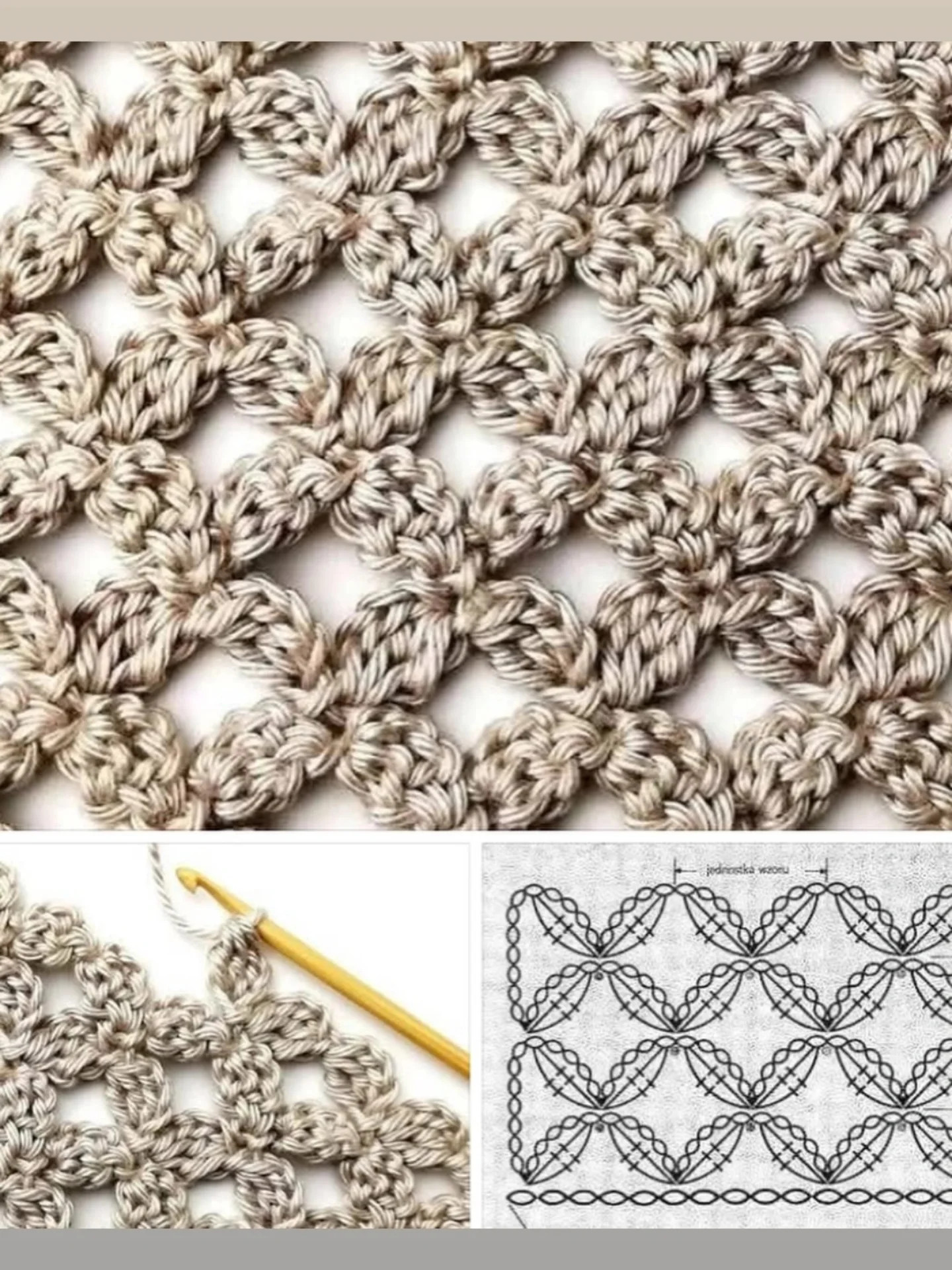 Elegant Crochet Sweater Pattern with Heart Motif Design