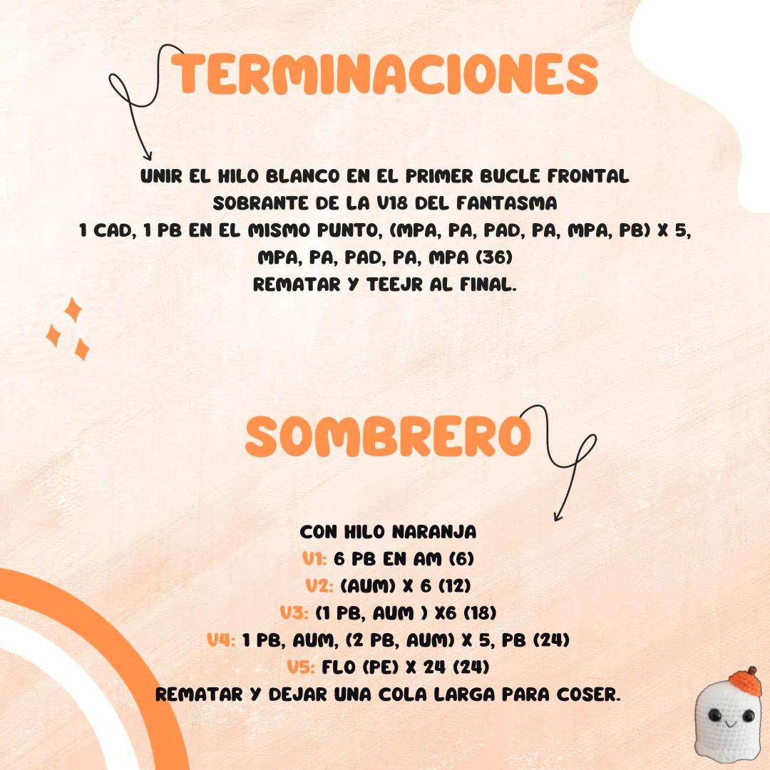 Fantasmita Amigurumi: Patrón Gratis para Halloween Creativo