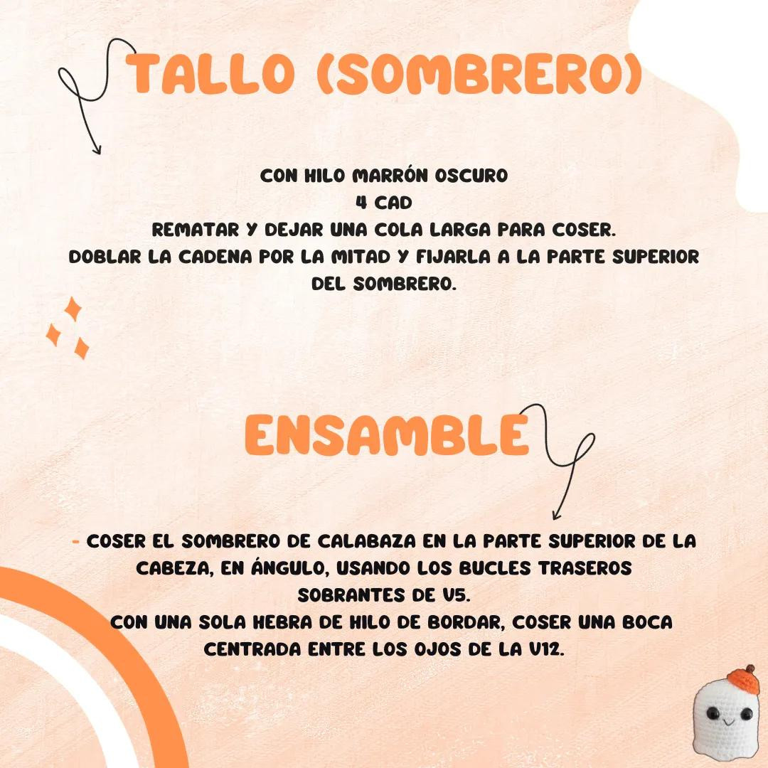 Fantasmita Amigurumi: Patrón Gratis para Halloween Creativo