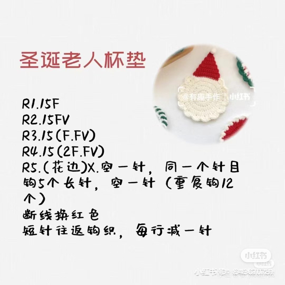 Festive Crochet Patterns: Christmas Trees and Santa Coasters