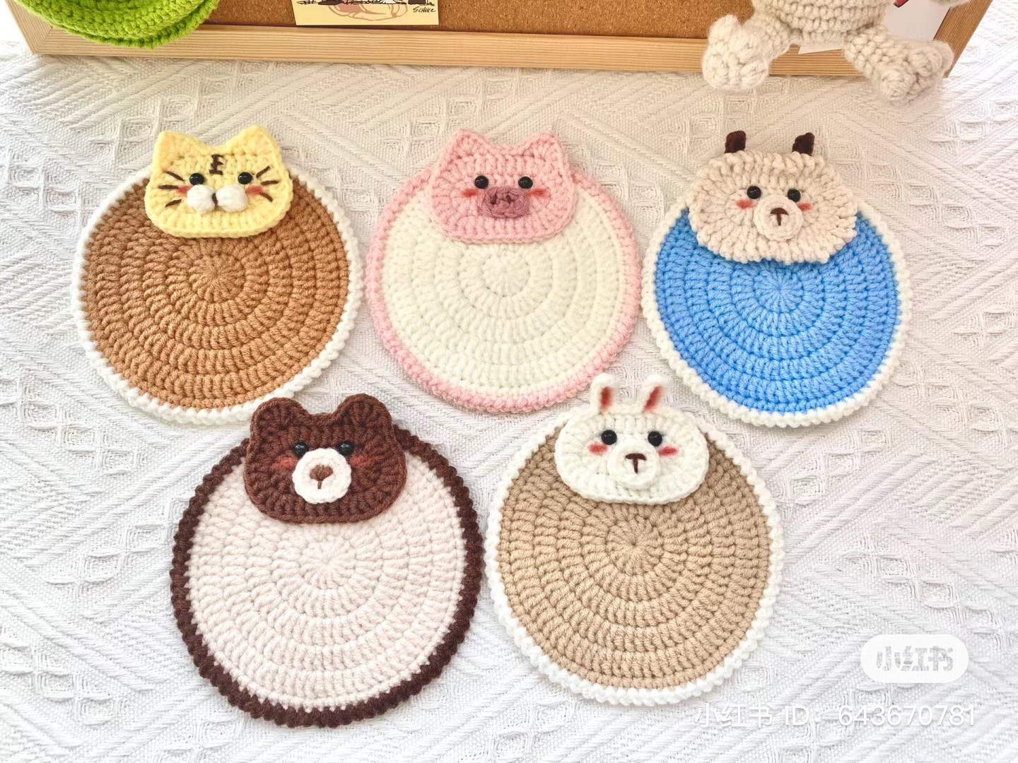 Festive Crochet Patterns: Christmas Trees and Santa Coasters