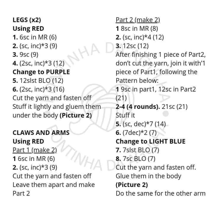 Free Crochet Pattern for Cute Crab Amigurumi Toy