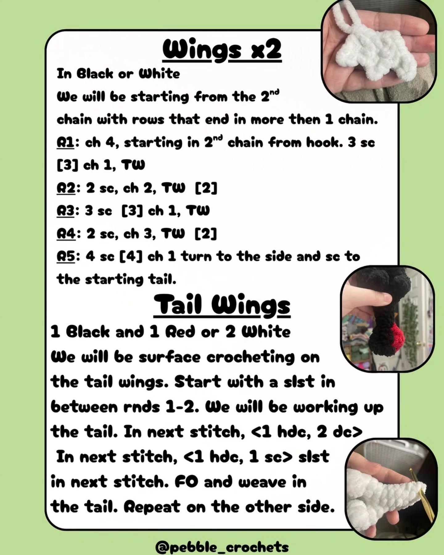 Free Crochet Pattern: Mini Fury Dragon Amigurumi