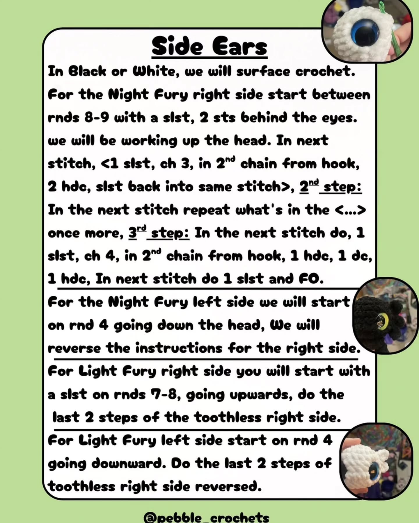 Free Crochet Pattern: Mini Fury Dragon Amigurumi