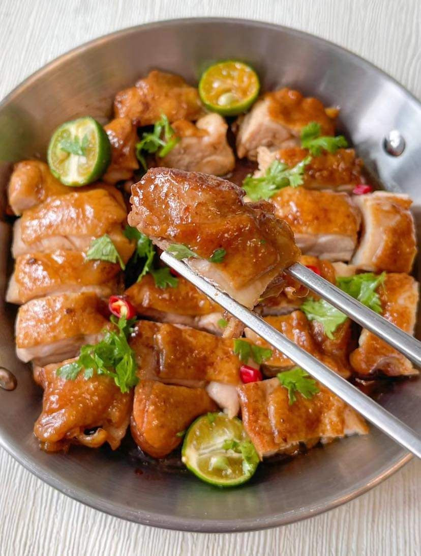 Gà Chiên Giòn Ngâm Tương Đậm Đà Hương Vị