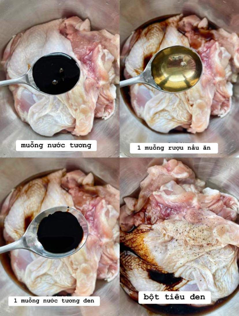 Gà Chiên Giòn Ngâm Tương Đậm Đà Hương Vị