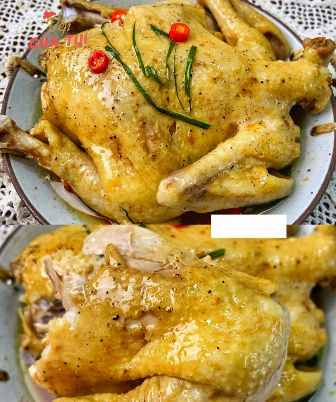 GÀ HẦM KHÔNG CẦN NƯỚC