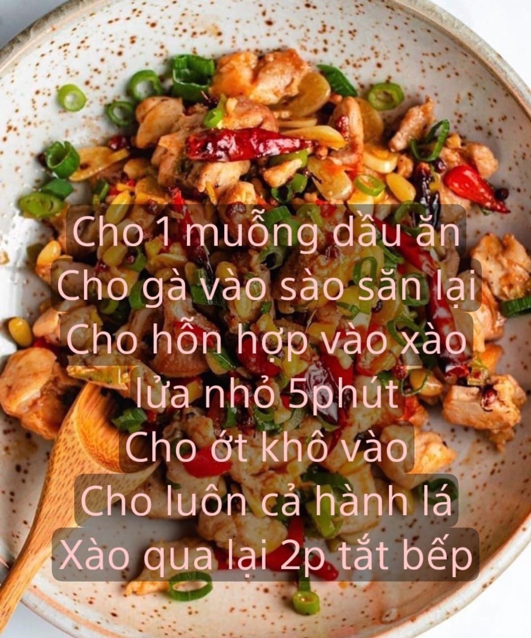 Gà xào cay Tứ Xuyên
