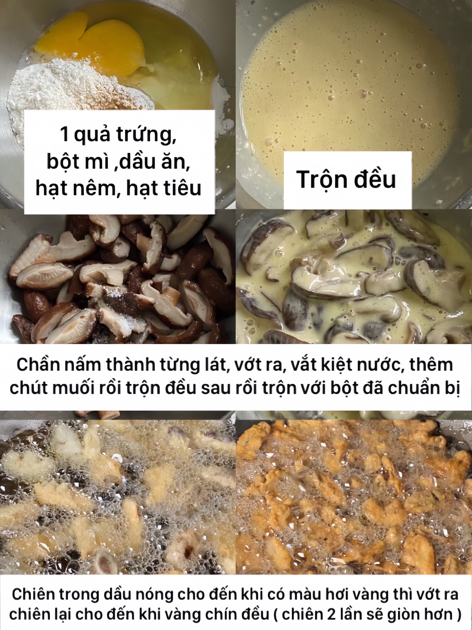 Giòn rụm hương vị đậm đà: Đậu hũ, cà tím, khoai tây, nấm chiên.