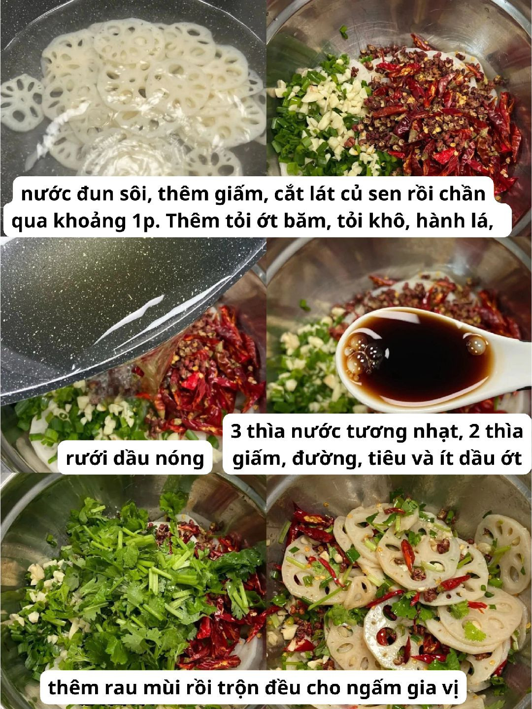 Gỏi Sen Giòn Cay Thanh Mát