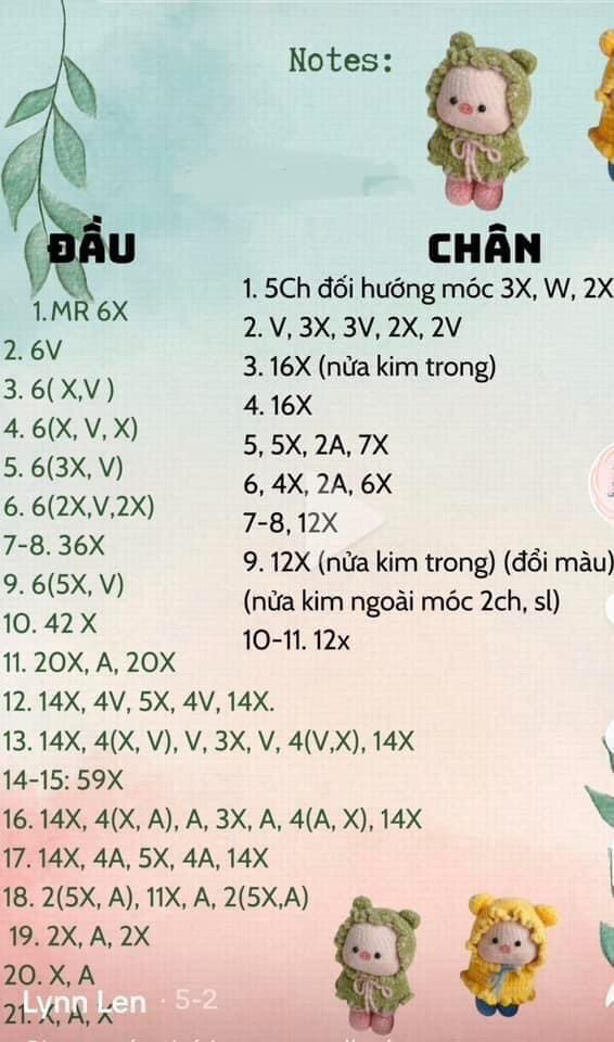 Hai chú lợn bông đáng yêu trong trang phục len thú vị