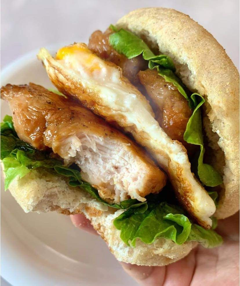 Hamburger ức gà 🐤