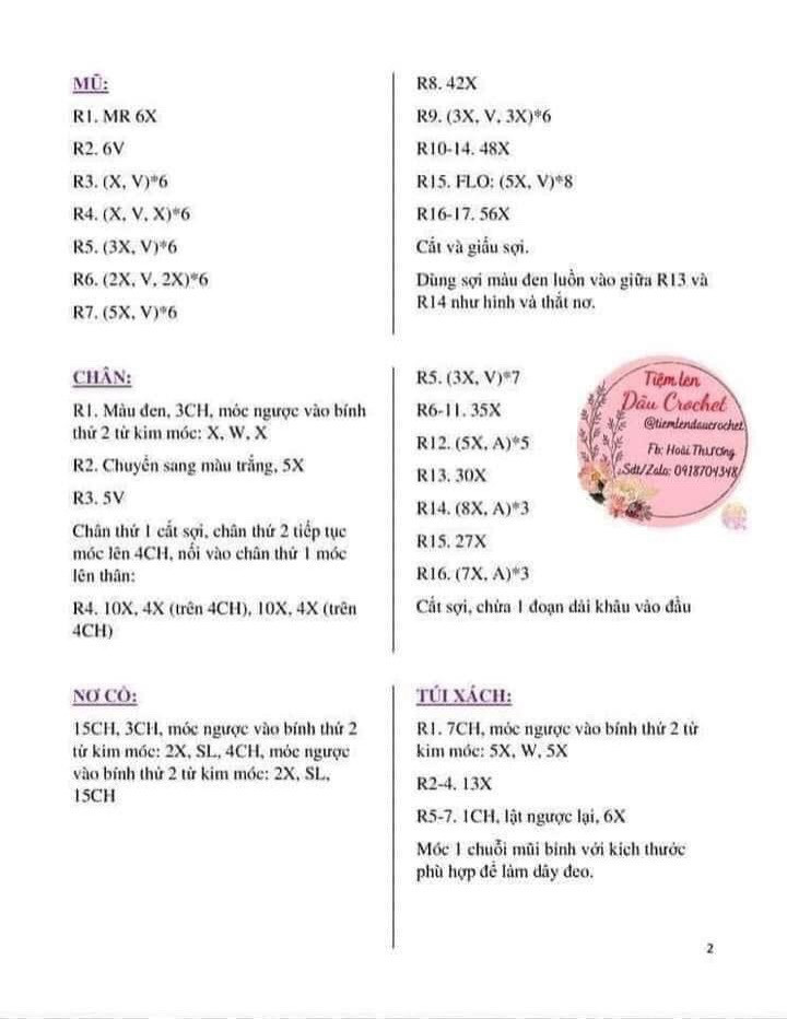 Hướng dẫn làm búp bê móc len dễ thương và đơn giản tại nhà