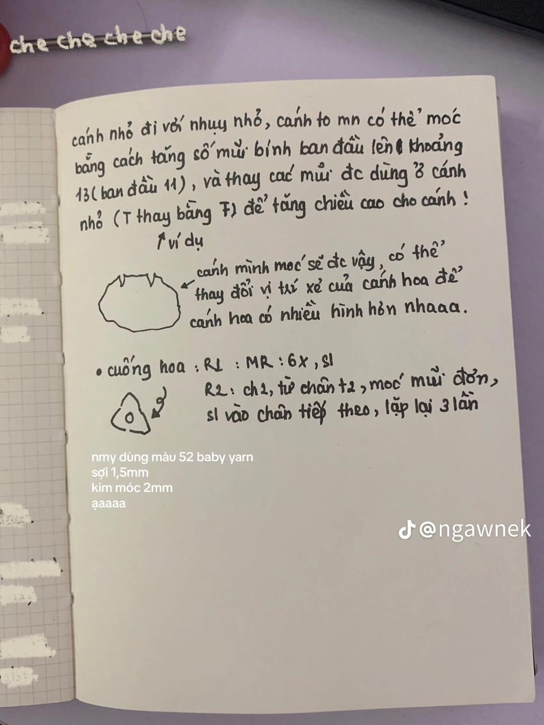 Hướng dẫn móc hoa hồng len đỏ thắm cho người mới bắt đầu