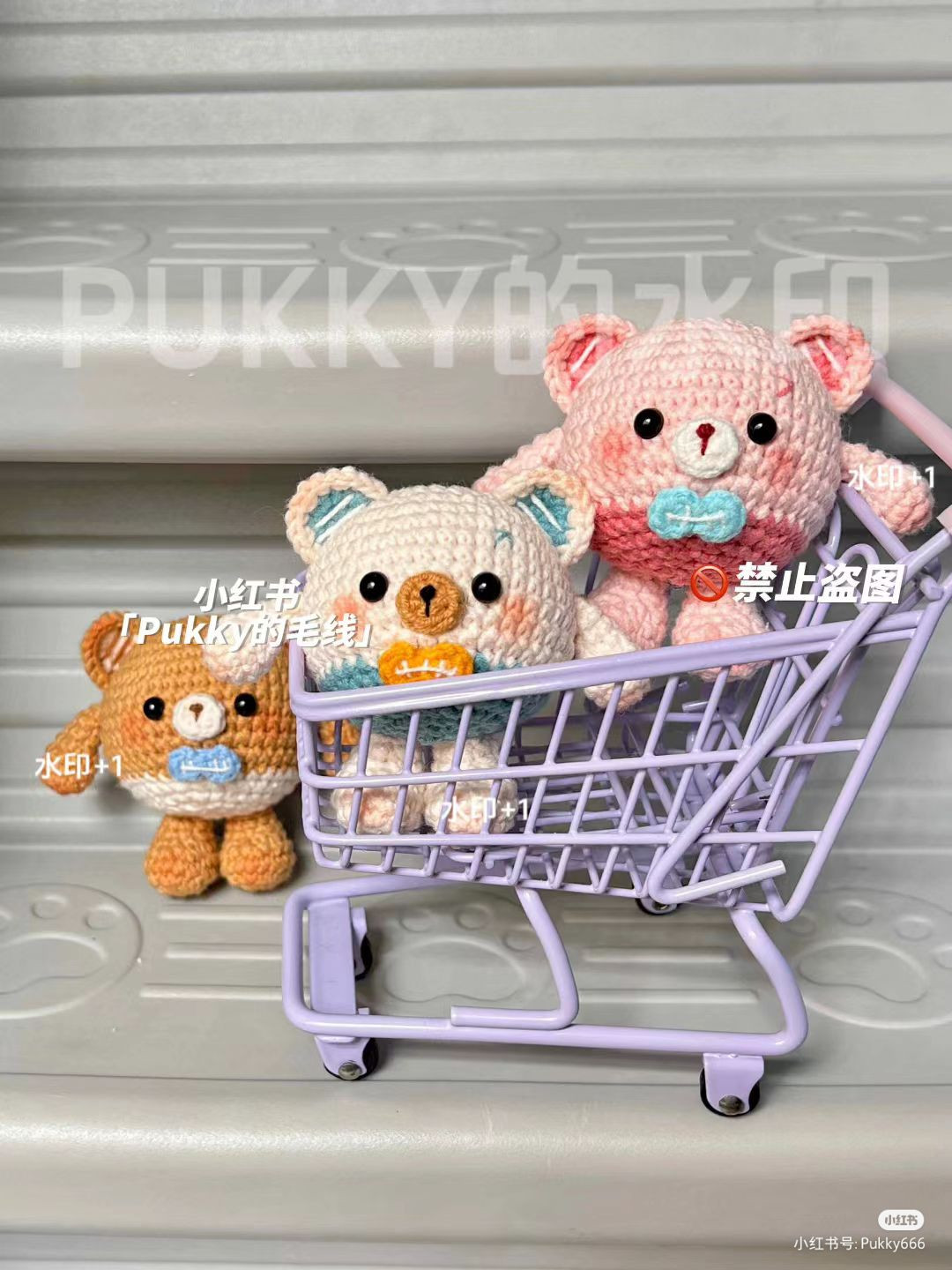 Hướng dẫn móc len ba chú gấu dễ thương và đầy màu sắc