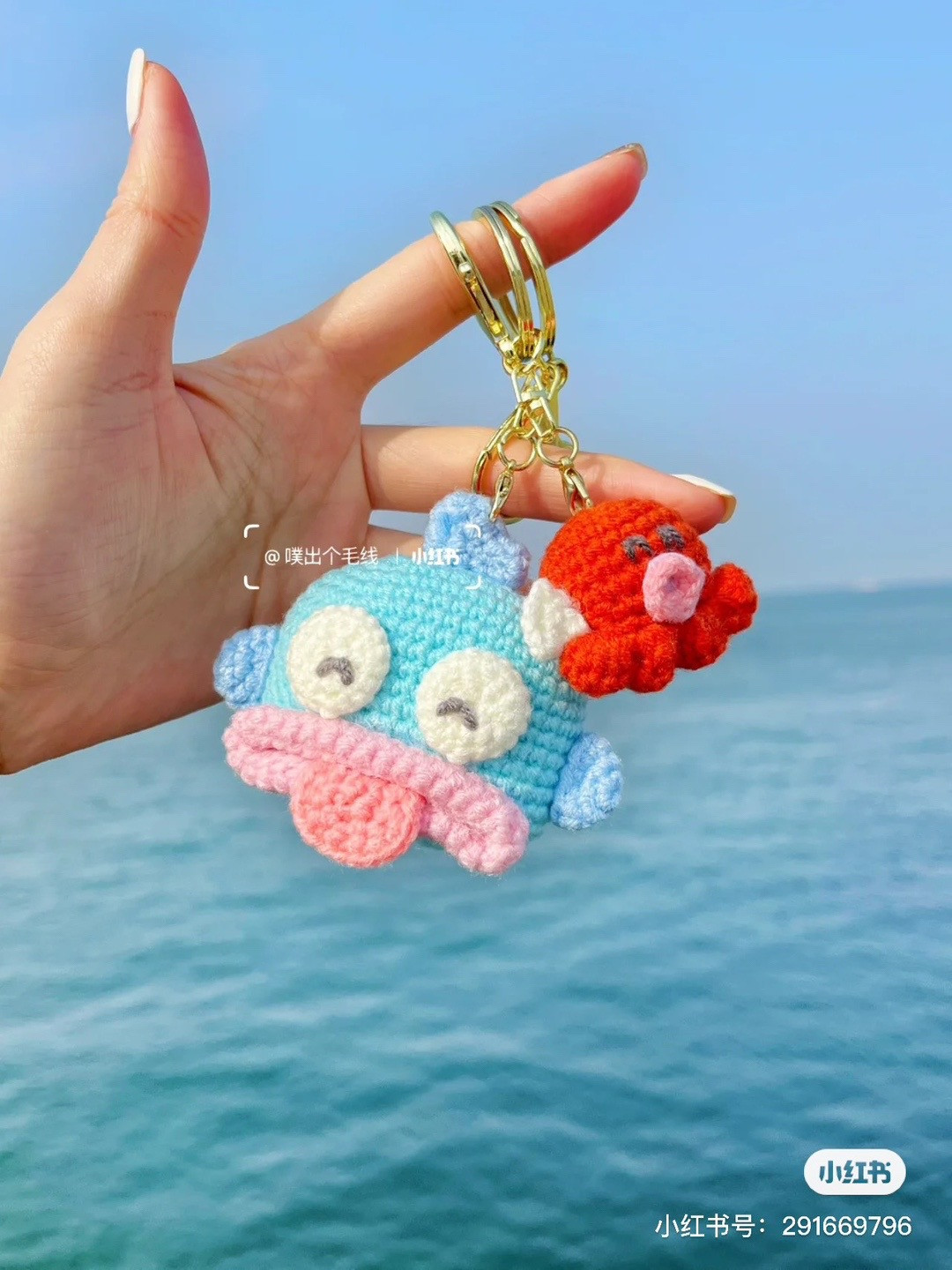 Hướng dẫn móc len: Biểu đồ chi tiết cho cá và phụ kiện