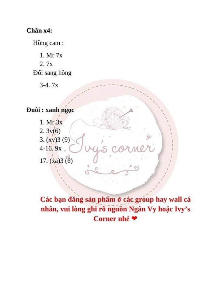 Hướng dẫn móc len kỳ lân Kirika dễ thương cho mọi cấp độ thợ móc.