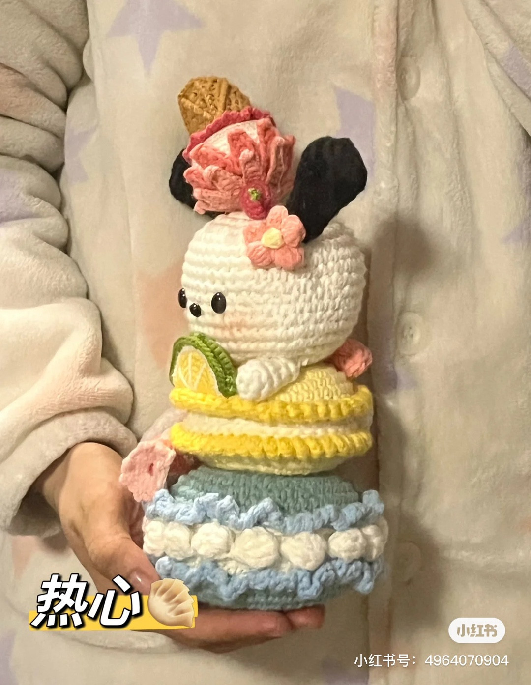 Hướng dẫn móc len thú bông dễ thương với trái cây