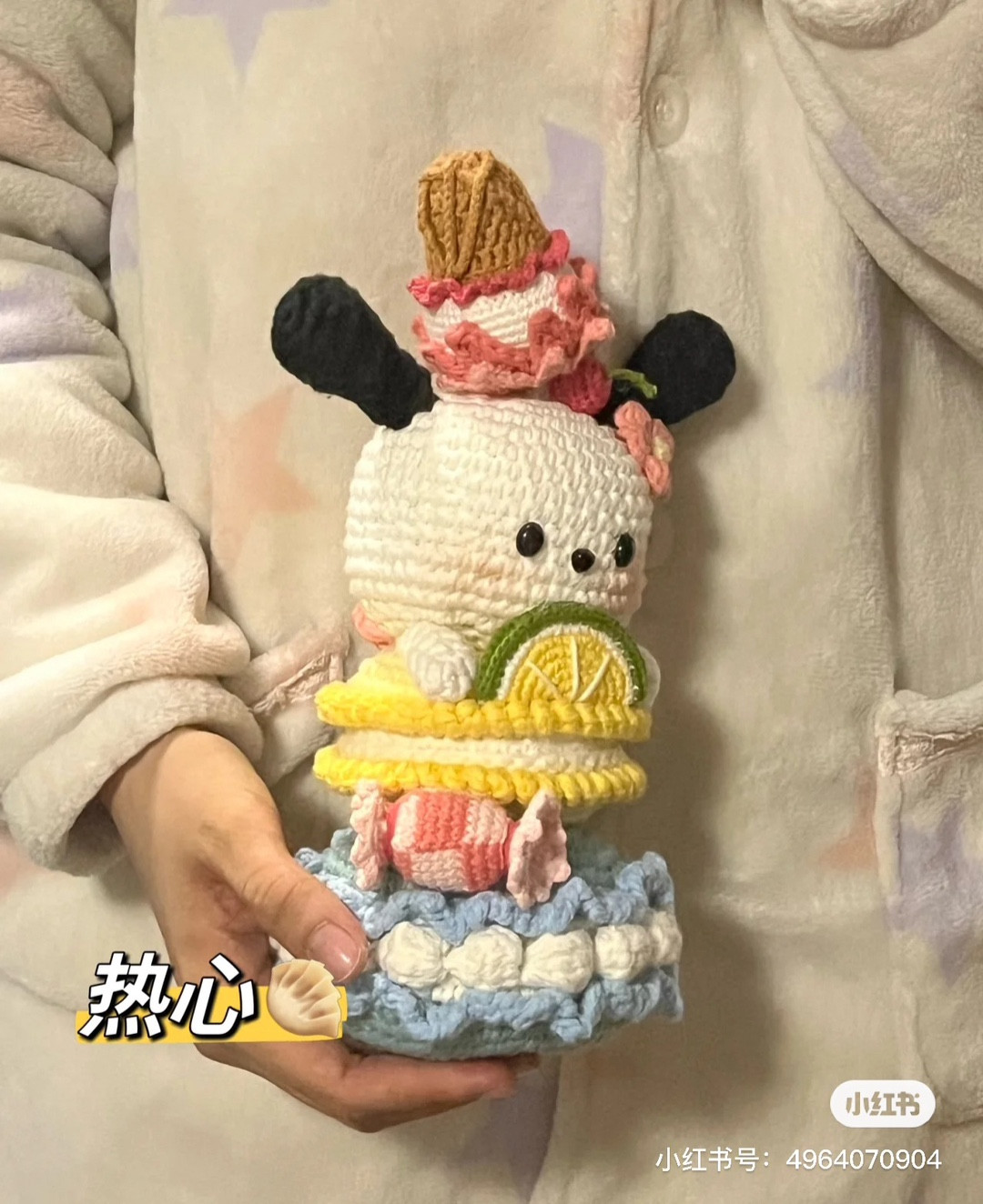 Hướng dẫn móc len thú bông dễ thương với trái cây