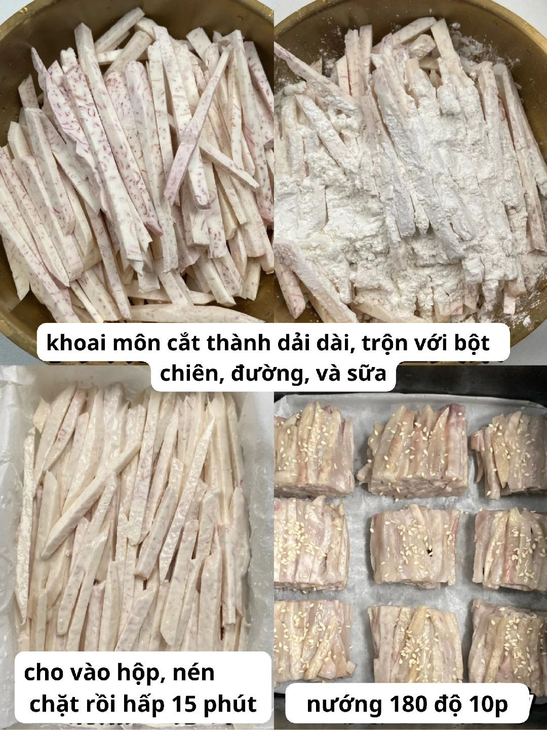 Khoai Môn Giòn Rụm Nướng Béo Ngậy