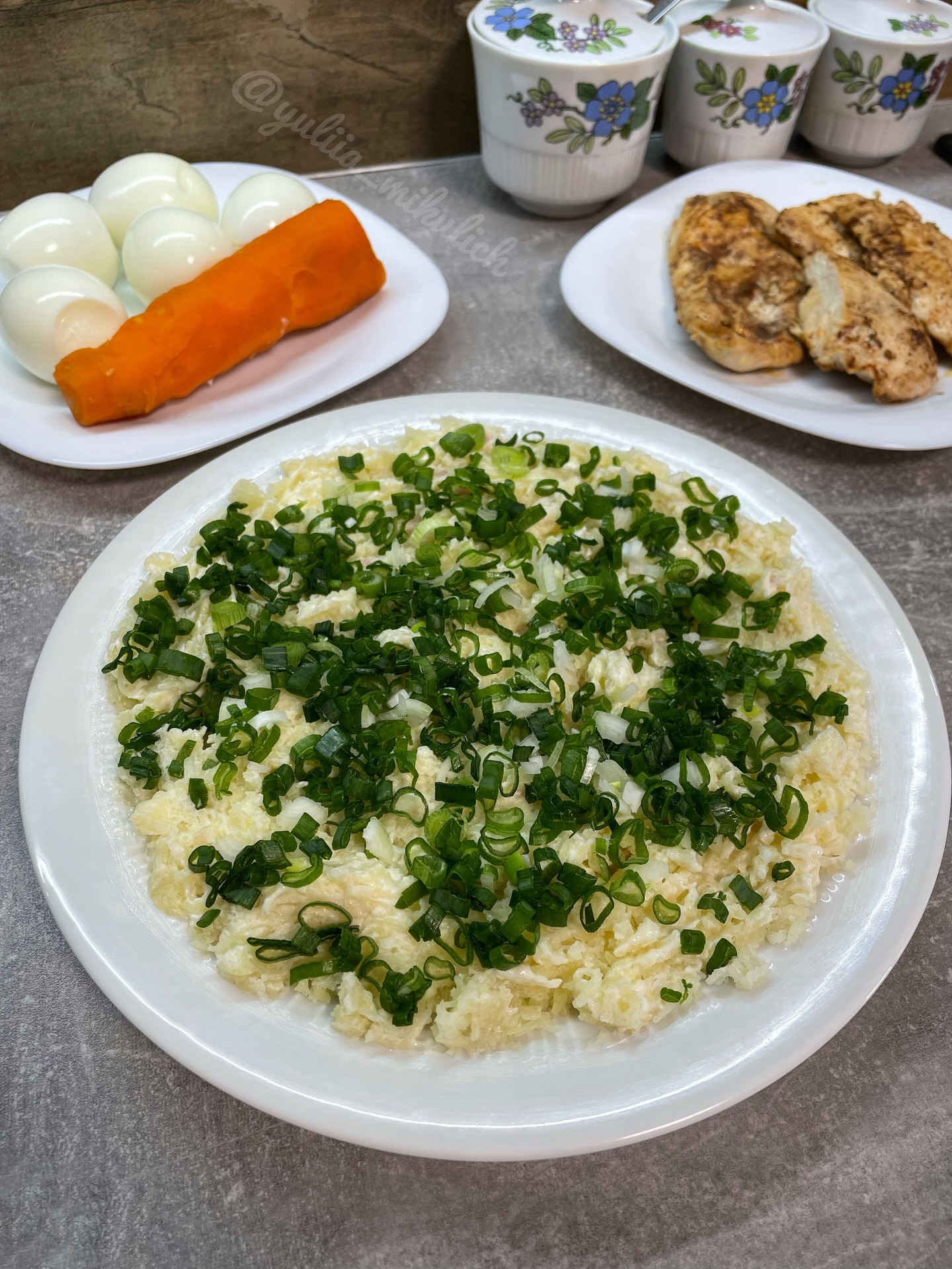 Куряча шуба з сиром та буряком