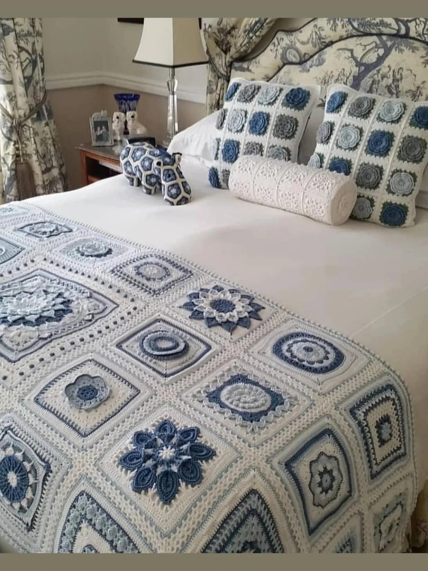 Lacy Crochet Top Pattern with Floral Motif Design