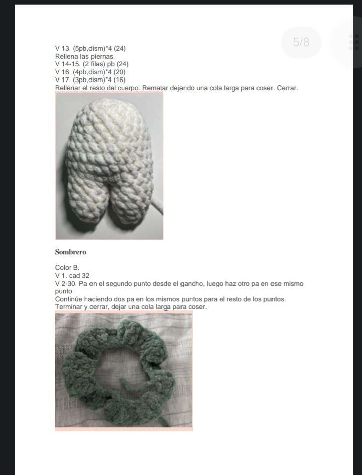 Maya Conejo Amigurumi PDF Patrón Gratis para Descargar