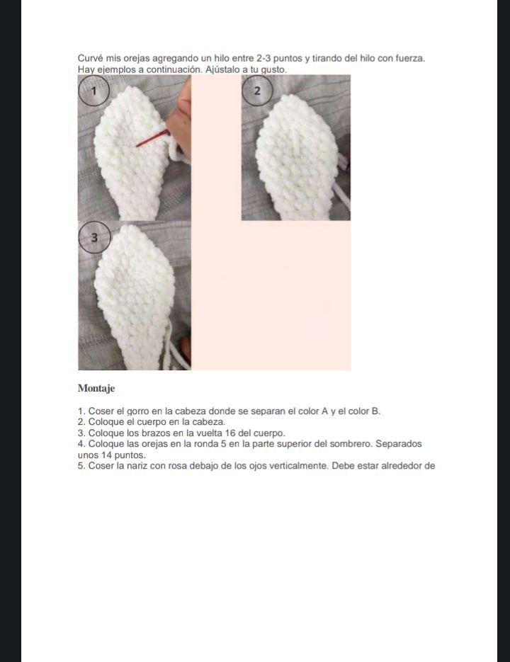 Maya Conejo Amigurumi PDF Patrón Gratis para Descargar