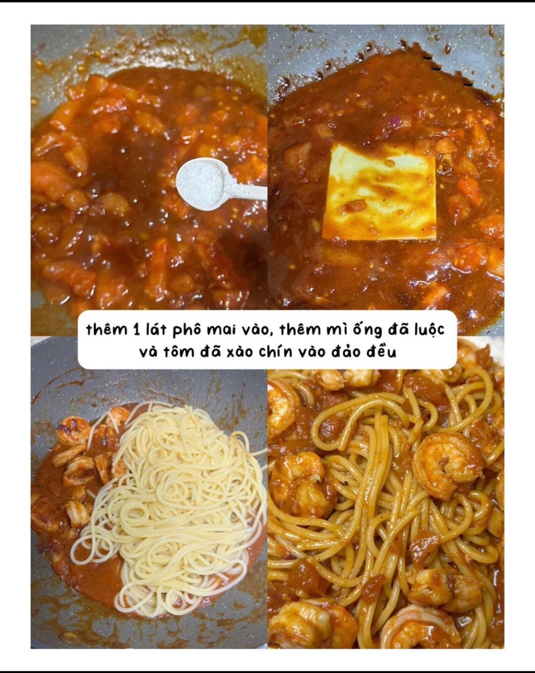 Mì Ý Tôm Ngon Tuyệt Đỉnh Sốt Cà Chua Đậm Đà