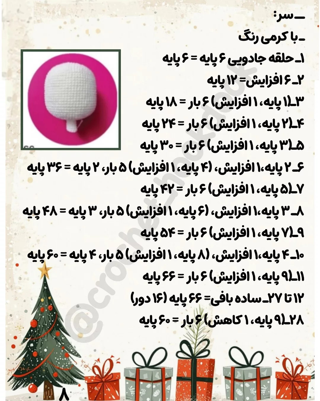 ــ من طراح عروسک‌های بافتنی و مترجم دستور بافت‌های ژورنالی هستم.