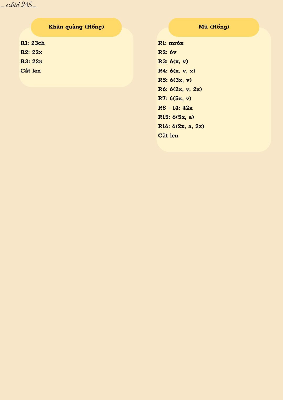 Móc len thú bông thỏ hồng dễ thương cho bé yêu