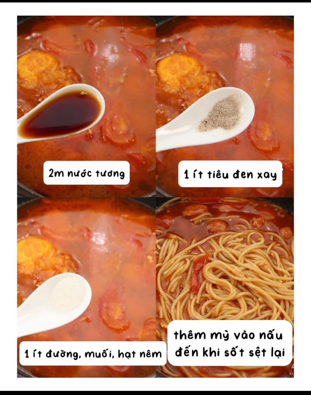 Mỳ Ý Xúc Xích Sốt Cà Đậm Đà