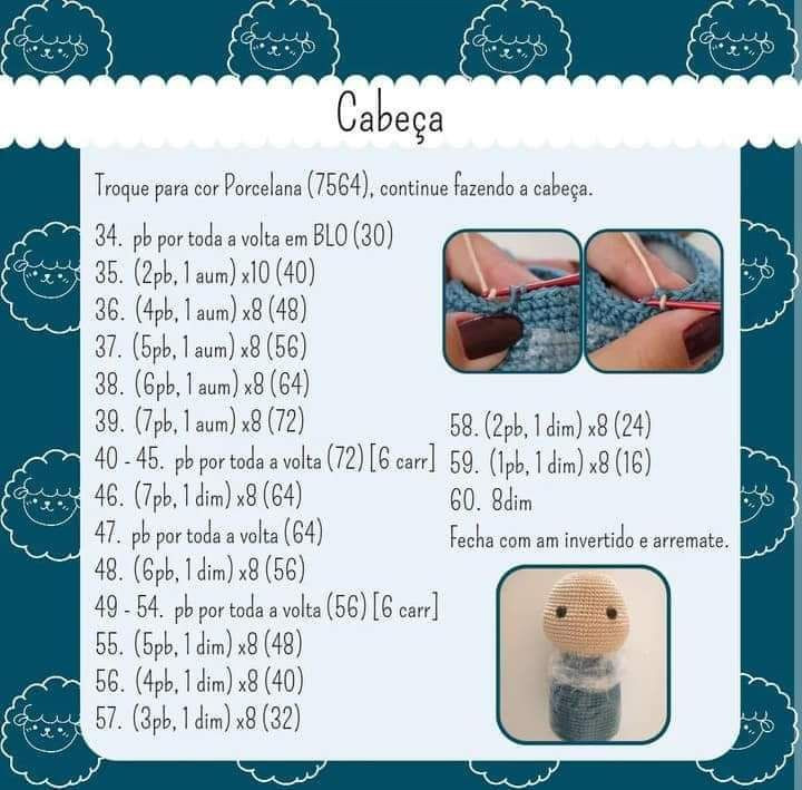 Ovelha de Crochê com Vestido Florido e Laço Amarelo