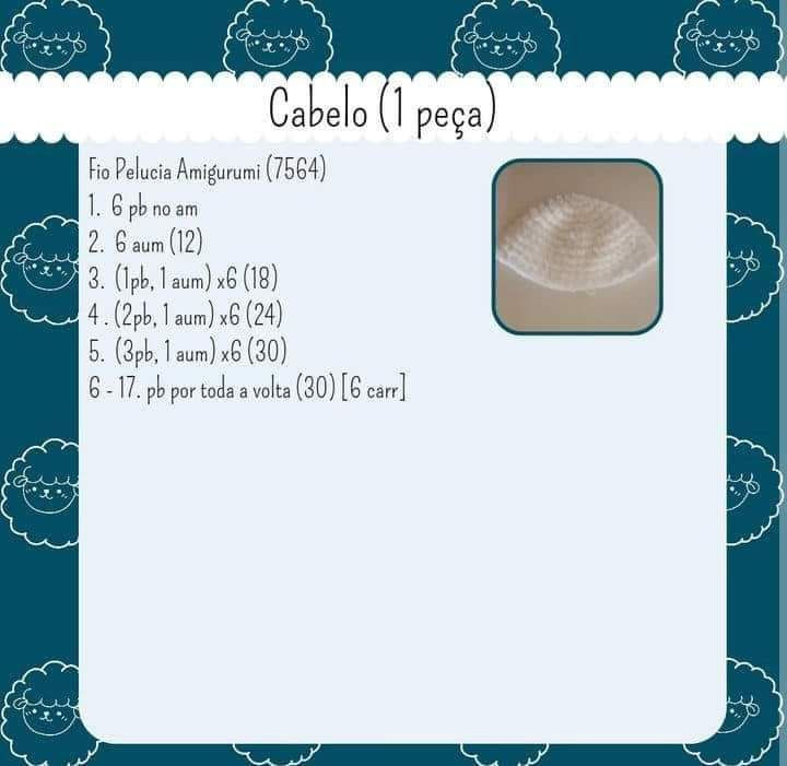 Ovelha de Crochê com Vestido Florido e Laço Amarelo