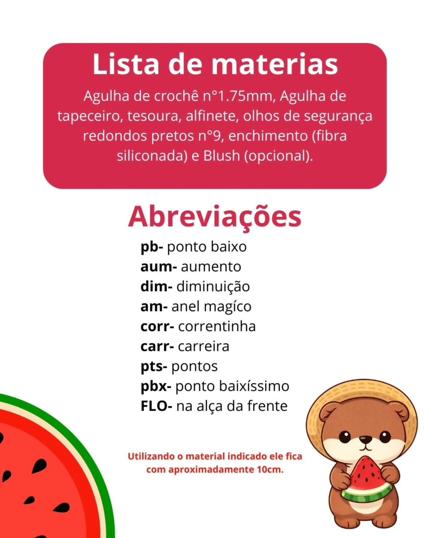 Paçoca, o bebê lontra - Receita de crochê adorável!