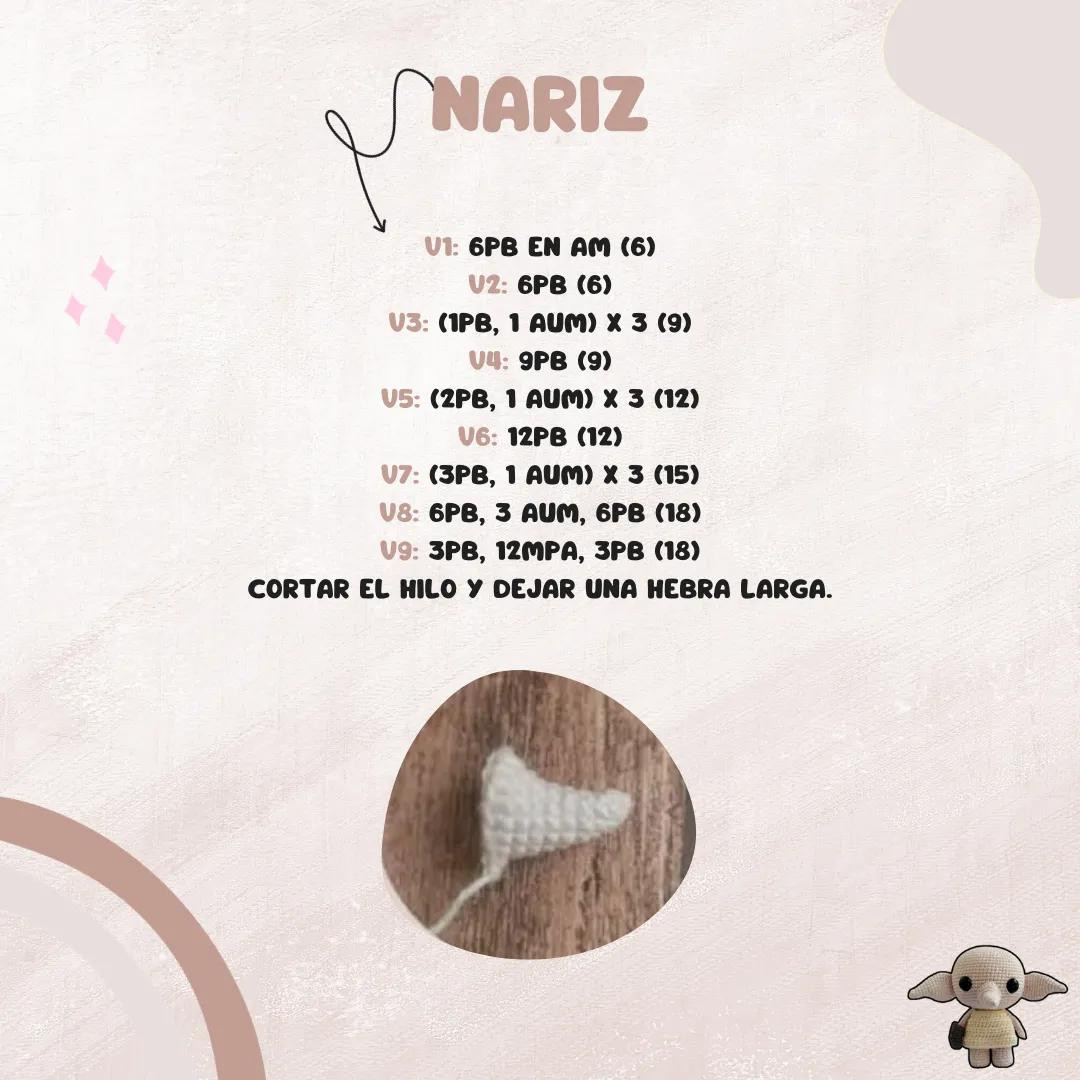 Patrón Amigurumi de Dobby: Crea tu propio elfo