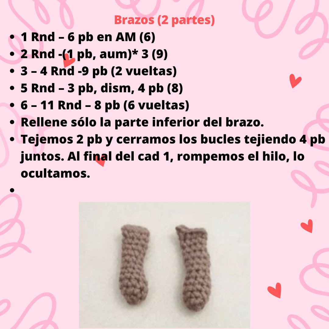 Patrón Amigurumi Perrito pequeño con detalles adorables